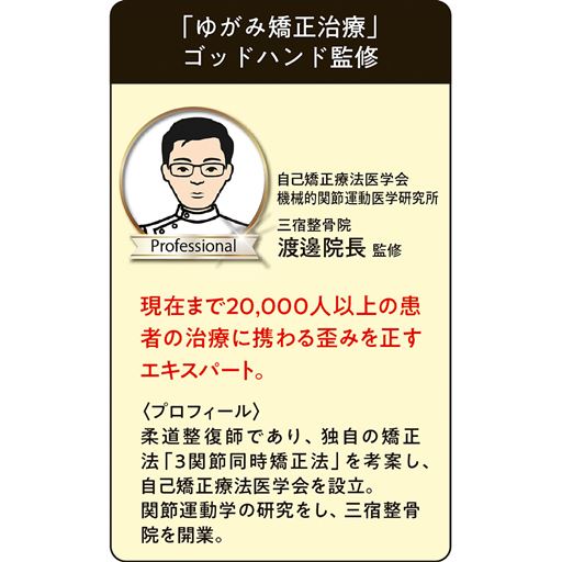 ゆがみ矯正治療のエキスパートが監修しています。