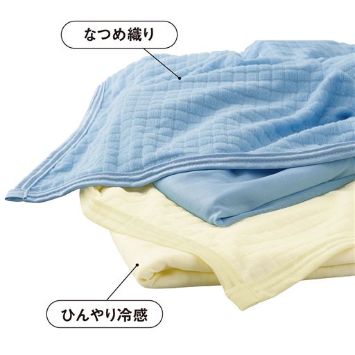 (上から) ブルー・イエロー