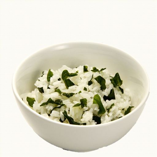 わかめご飯<br>子どもからお年寄りまで幅広く人気の優しい味のわかめご飯。