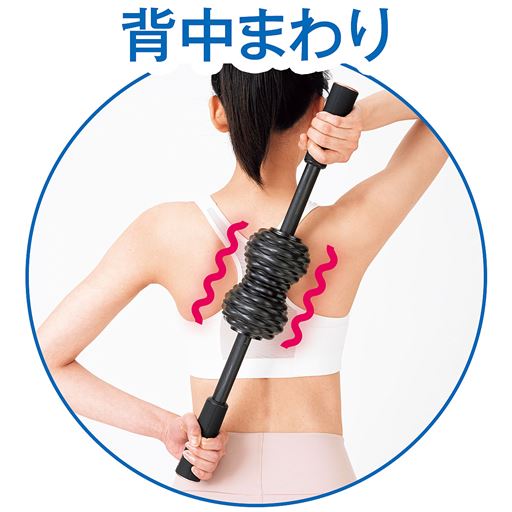 背中まわりに