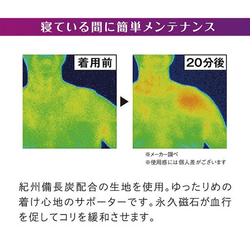 寝ている間に簡単メンテナンス