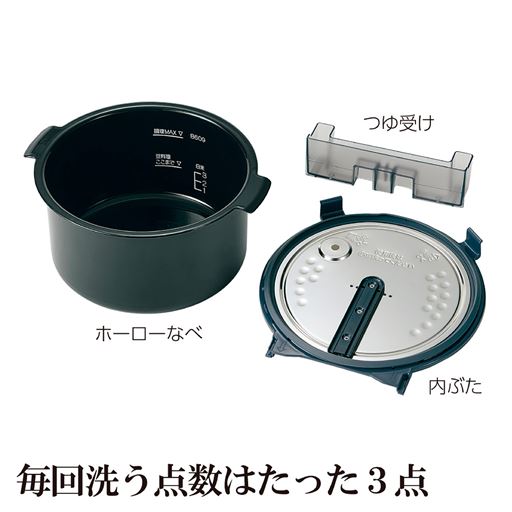 毎回洗う点数はたった3点