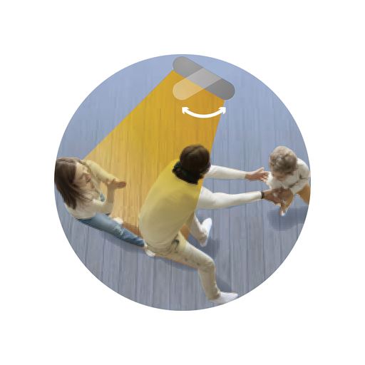 ヒーターが向いていない時は寒い! 従来品(首振り)※イメージ