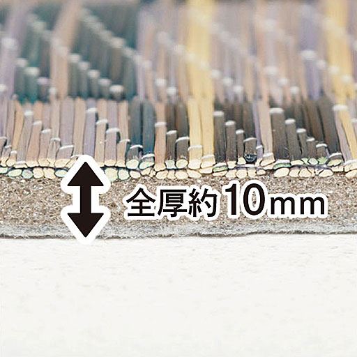 中材にウレタンを使用。ふっくらして底付き感なし。