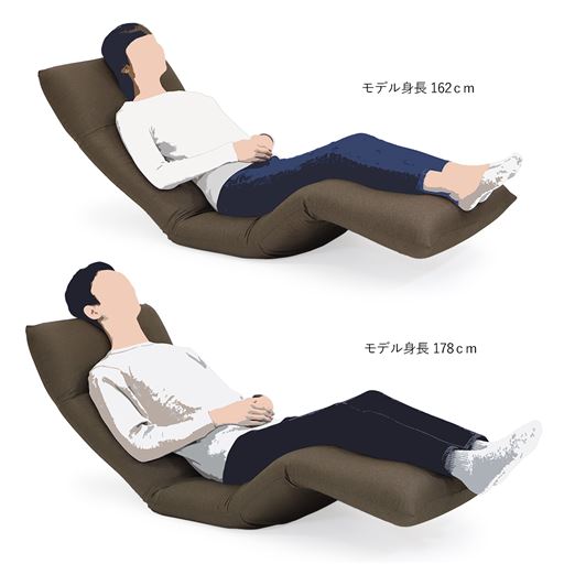 座った時のイメージ