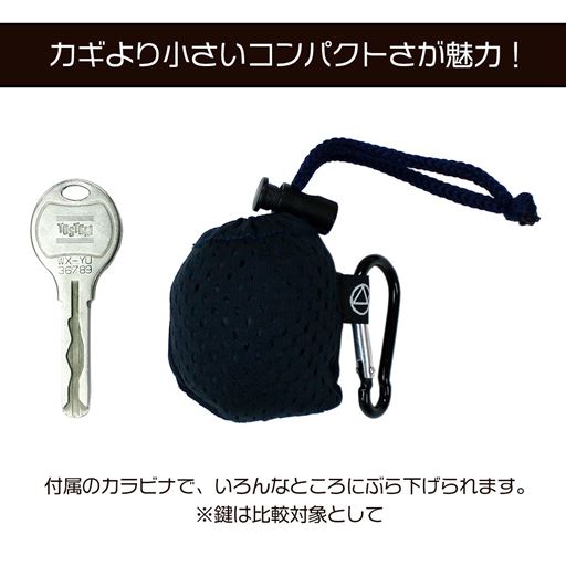 小さなバッグにも収納できる