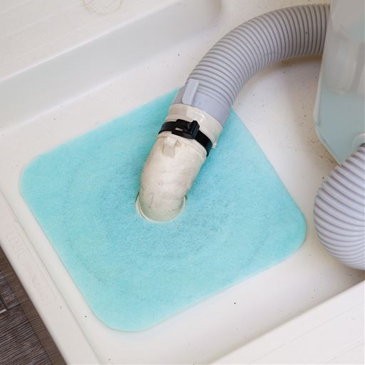 排水口まわりのニオイ・汚れ対策に効果的!<br>洗濯機や洗面台、キッチンシンクなどの匂いや汚れを防ぐフィルター。