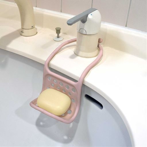 石けんを乗せて