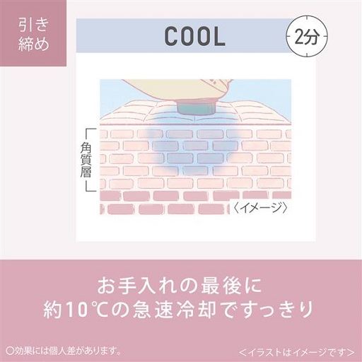 約10℃の急速冷凍ですっきり