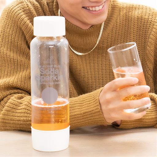水以外のものも炭酸にできます