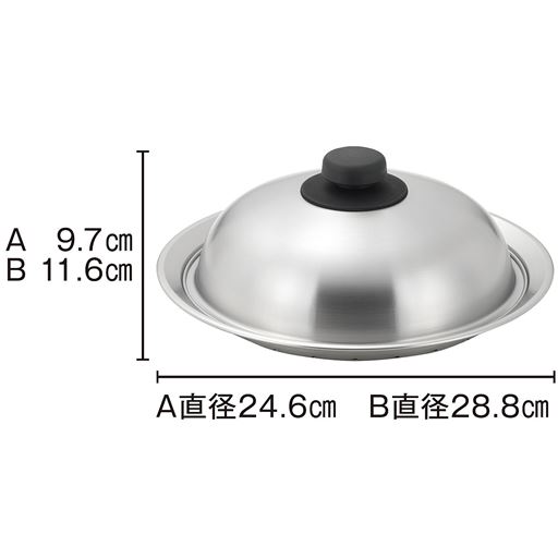 A9.7cm B11.6cm A直径24.6cm B直径28.8cm