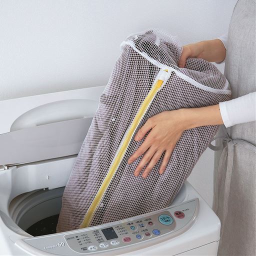 汚れたら洗濯機で洗えます。