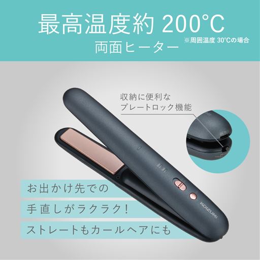 最高温度は約200℃