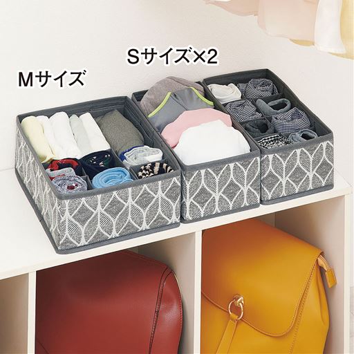 (左から)Mサイズ、Sサイズ×2