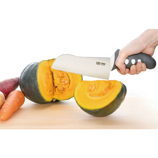 かぼちゃなどの硬い野菜がスパッと切れる!