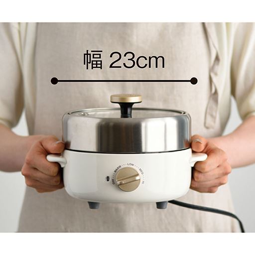 収納楽々なコンパクトサイズ