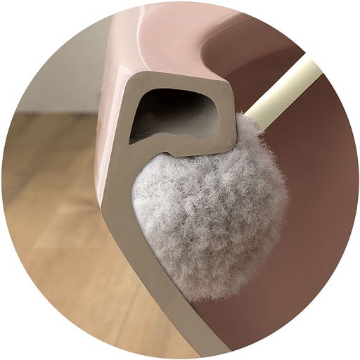 フチ裏にフィット「抗菌」