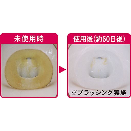 ※製造元試験データより ※ブラッシング実施