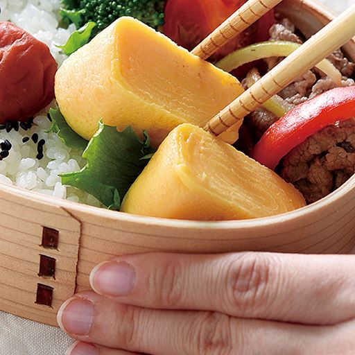 お弁当にぴったりサイズ!ふわっとした玉子焼きがかんたんに上手に作れる!