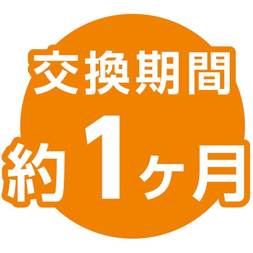 交換期間 約1ケ月