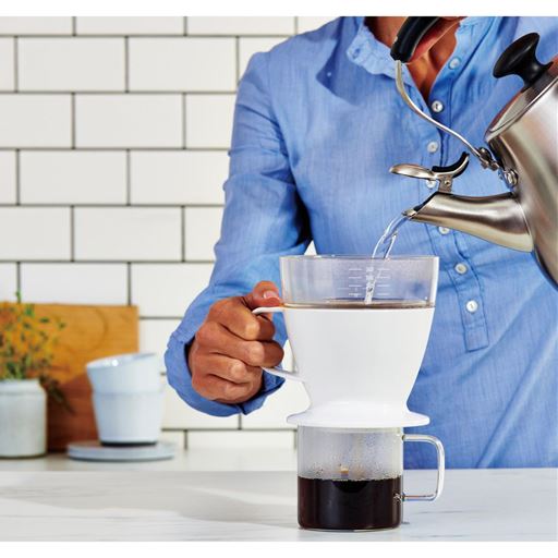 まるでプロのような香り高いコーヒーが出来あがり!