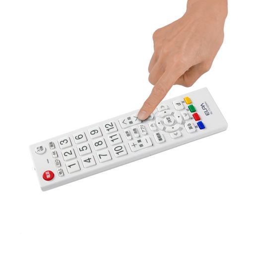 卓上に置いたままでも押しやすい