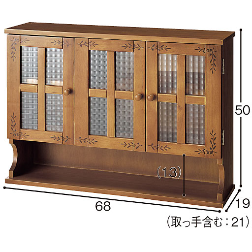 ブラウン/サイズB<br>※寸法の単位はcm、( )内は内寸です。