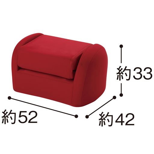 使わない時は折り畳んでしまえます。 ※寸法の単位はcmです。