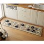 ネイビー系(横180×縦45cm) ※このサイズは完売しました。<br>ボリュームたっぷりの毛足が心地いいキッチンマットです。