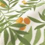 生地拡大(グリーン系)<br>薄手でコンパクトにたためるので、お洗濯もラクラク。