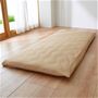 オークベージュ(ショートセミシングル/85×190cm)<br>丈夫で洗濯に強い綿100%ツイル生地。気になる布団の裏もしっかり覆えます。