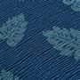 A (モンステラ柄/ブルー)<br>生地拡大