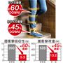 膝が受ける衝撃をゲルで分散<br>※メーカー調べ<br>【名古屋市工業研究所にて測定】<br>●測定機器/(測定メーター):加速度センサー 3144M1<br>●測定機器/(測定メーター):SHOWA 9803 VIBRO RECORDER<br>(荷重センサー):DYTRAN 1061V2 FORCE SENSOR