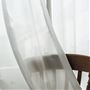 ホワイト<br>UVカット・目隠し効果も備えた、遮熱ミラーレースカーテンです。