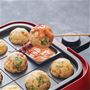 ソースが作れる「ディップポケット」付きなのでたこ焼きのアレンジも楽しめます。