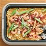 フラットプレートでショートパスタも