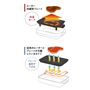 ヒーター内蔵型だから高温キープ