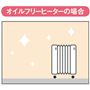 風がないのでハウスダストを巻き上げない。
