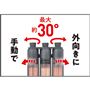 照射角度を自在に!