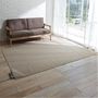 ブラウン<br>お手入れ簡単! ダイニング専用ラグです。