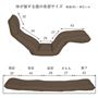 身体が接する面のサイズ寸法<br>※寸法の単位はcmです。
