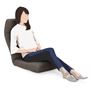 ブラウン<br>ずっと座っていたくなる、ヘッドレスト付きのハイバック座椅子です。