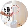 磁石で吊り下げて浮かせて収納!ブラシが乾きやすく衛生的。