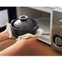 電子レンジで約8分加熱。短い時間で美味しく炊きあげます。(電子レンジ目安/500W)