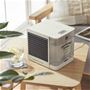 デスクにおけるサイズのコンパクトな冷風扇!<br>パーソナルスペースを快適に。