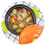 肉じゃが <br>内面は汚れを落としやすいふっ素樹脂加工