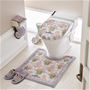 グレー ※商品はスリッパです。<br>※トイレフタカバー:CG-606、トイレマット:CG-607、ペーパーホルダーカバー:CG-608を使用