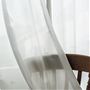 ホワイト<br>UVカット・目隠し効果も備えた、遮熱ミラーレースカーテンです。
