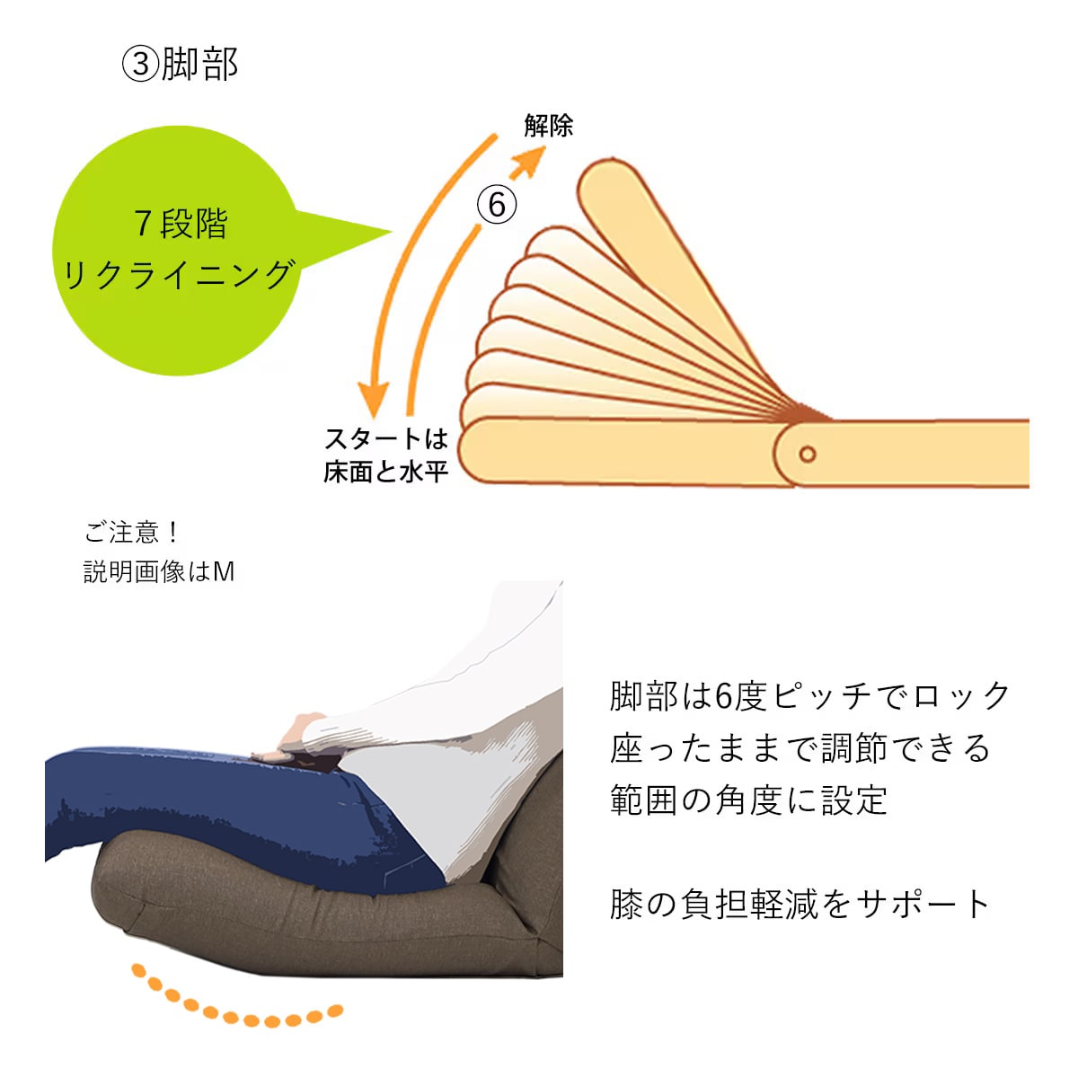 産学連携】腰に優しいリラックス座椅子 - 家具の通販なら