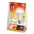 ＬＥＤ電球人感センサー付Ｅ２６　６０形相当　電球色
